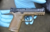 Alleged double shooting weapon