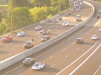 APD: Woman Walking Across I-77 Hit By Passing Vehicle