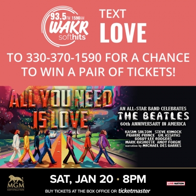 All You Need Is Love Ticket Giveaway