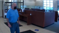 Akron Bank Robber Caught on Camera