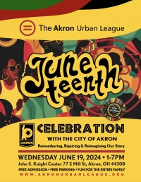 Akron Celebrates Juneteenth At Knight Center Today